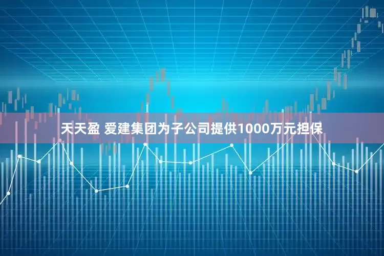 天天盈 爱建集团为子公司提供1000万元担保